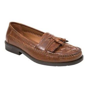 Deer Stags Men's Blair Herman Kiltie Tassel Comfort Loafer, Brown, Size 8.5, NWB
